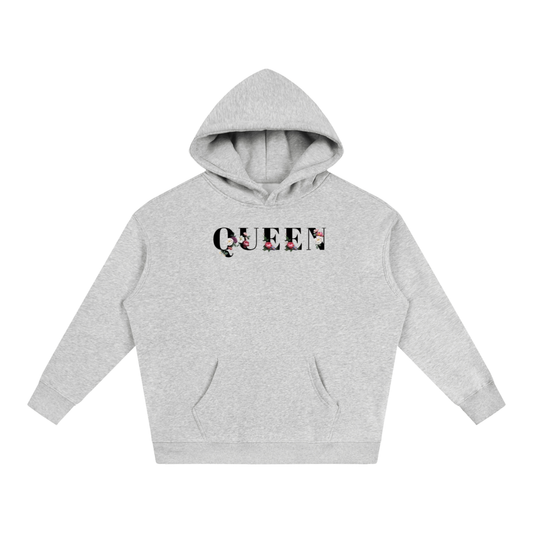 Hoodies Queen pour femme Flower Grey