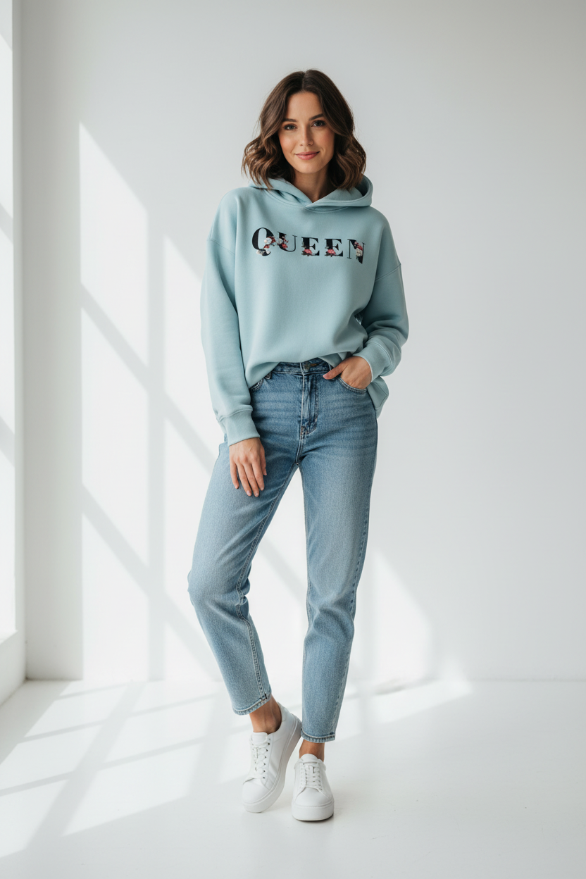 Hoodies Queen pour femme Light Blur