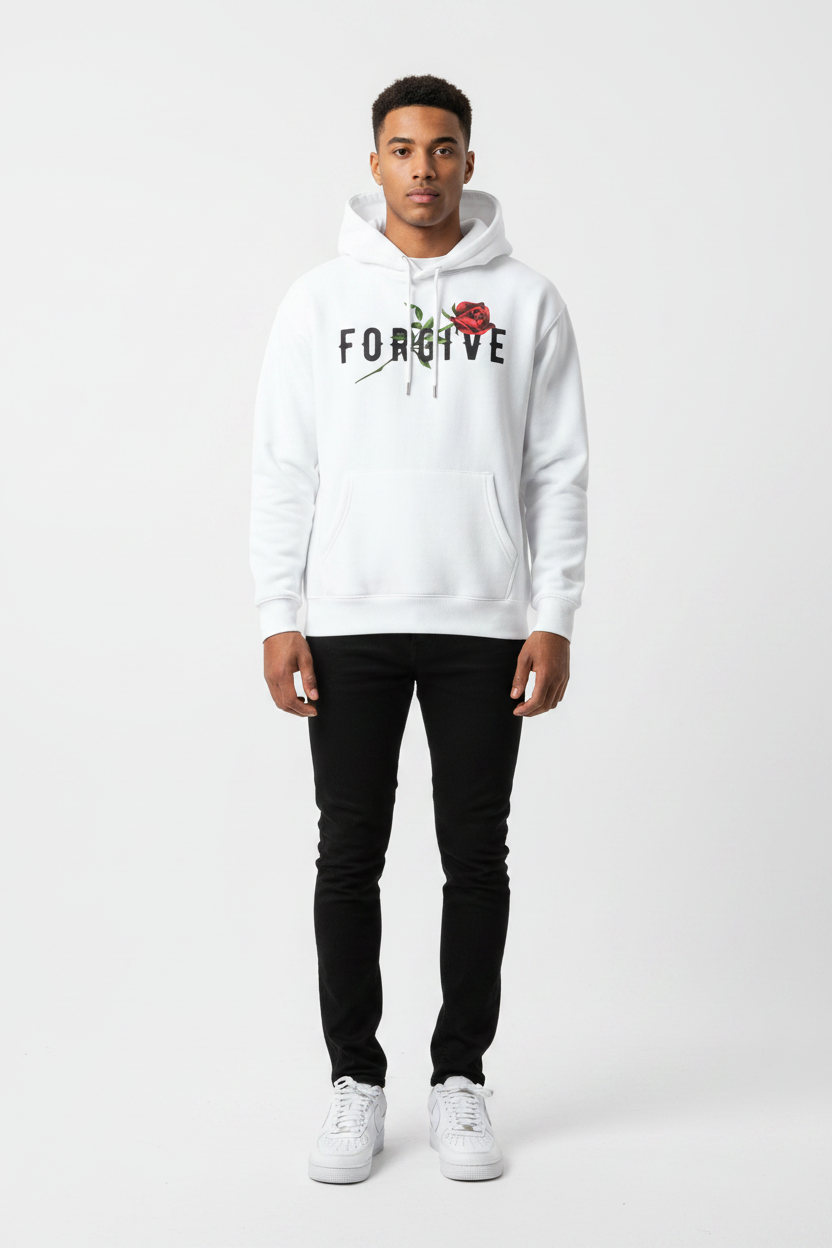 Hoodies Forgive pour Hommr Blanc